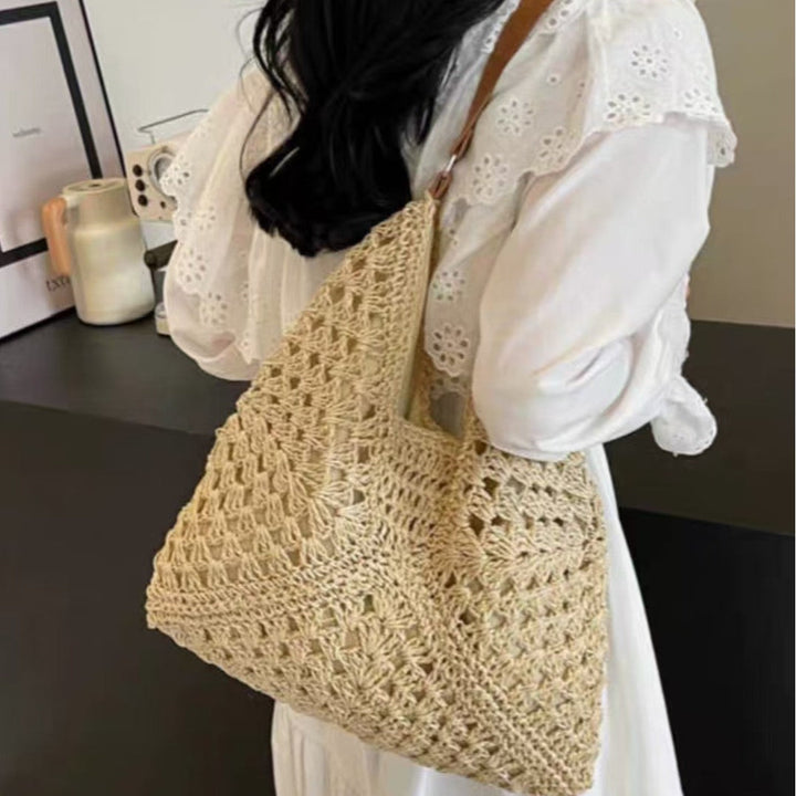 Hand-knotted shoulder bag Kalsten