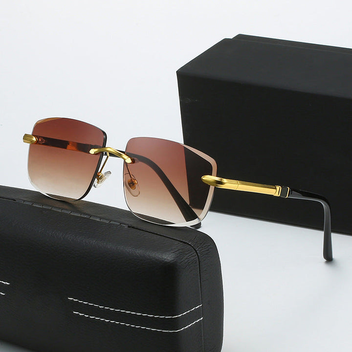 Women's square sunglasses with stylish plastic and metal details Kalsten