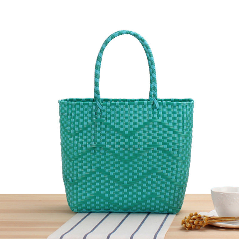 Braided shopping bag with structured design Kalsten