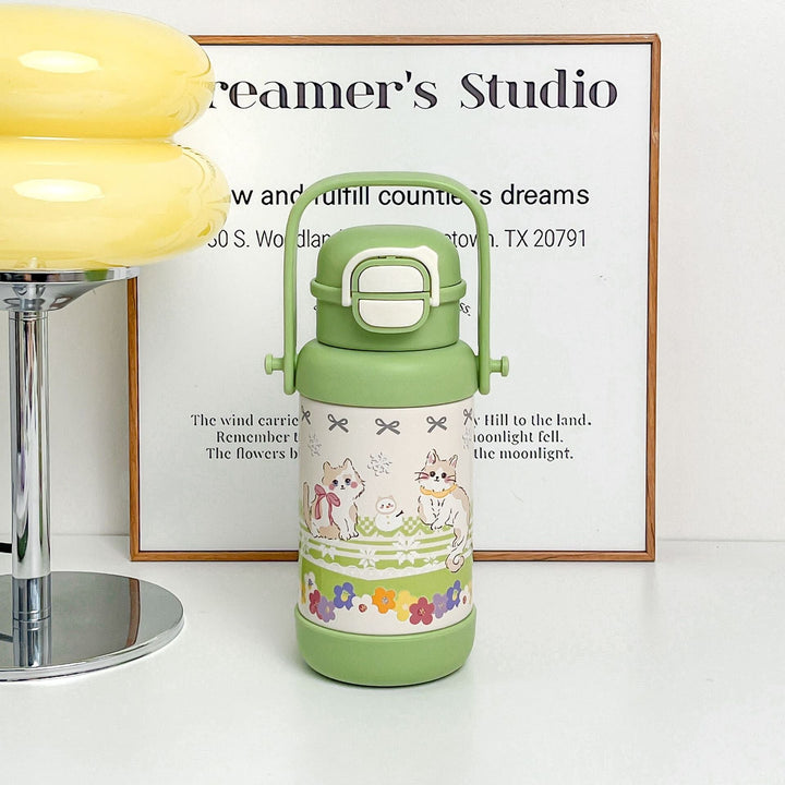Ladies Insulated Thermos Bottle with Cute Animal Design Kalsten
