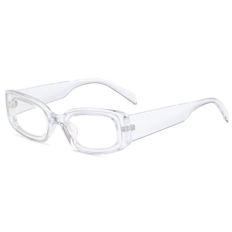 Women's stylish sunglasses with square lenses and transparent frame Kalsten