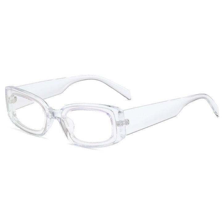 Women's stylish sunglasses with square lenses and transparent frame Kalsten
