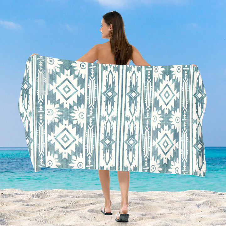 Beach towel with exclusive geometric pattern Kalsten