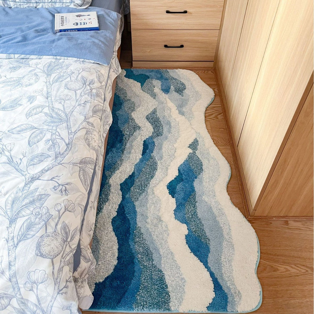 Plush Heart-Shaped Area Rug