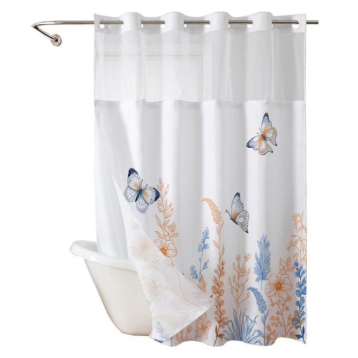 Elegant Butterfly Shower Curtain Kalsten