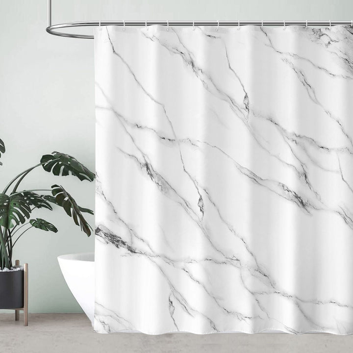 Marble Pattern Waterproof Shower Curtain Kalsten