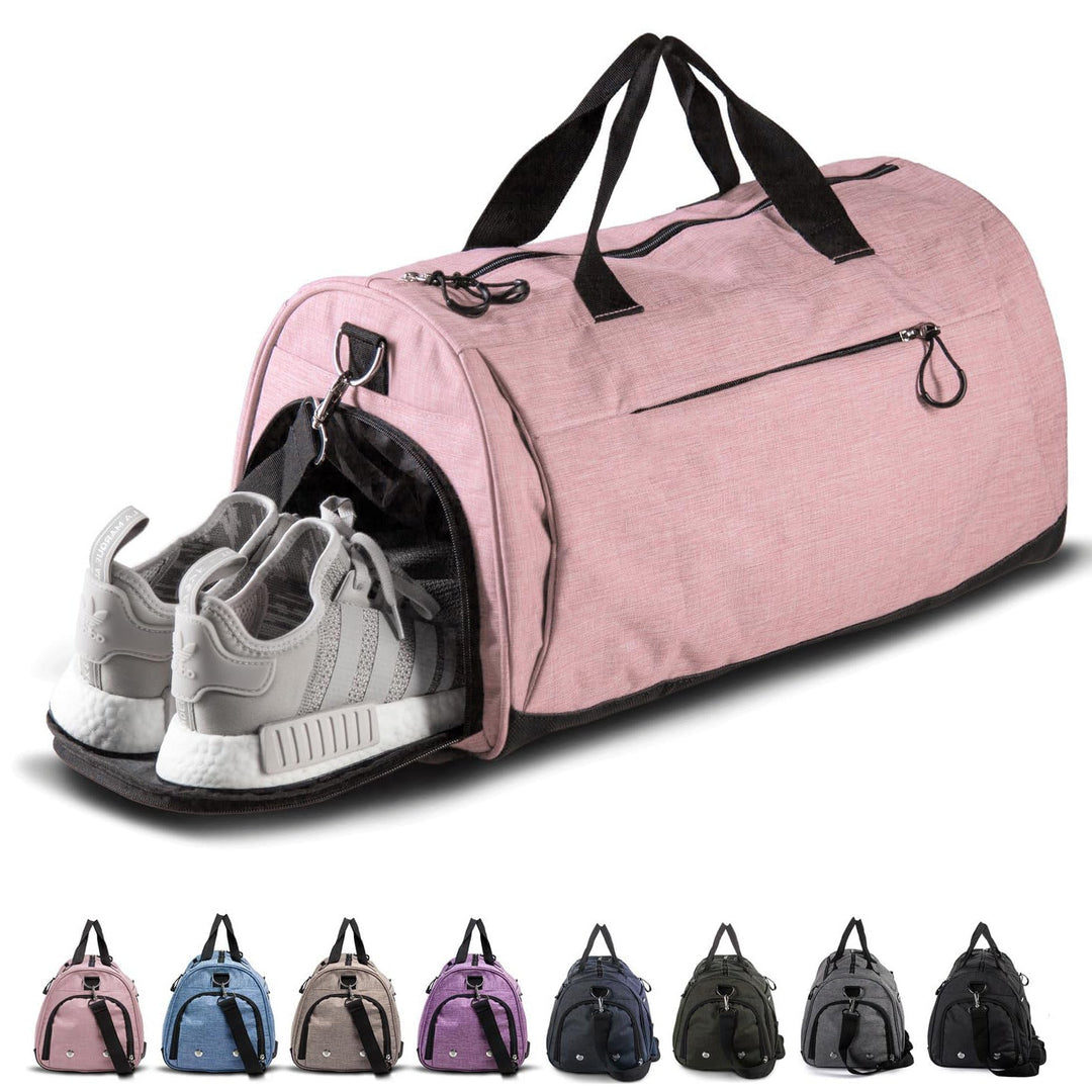 Women's sports bag with separate shoe compartment Kalsten
