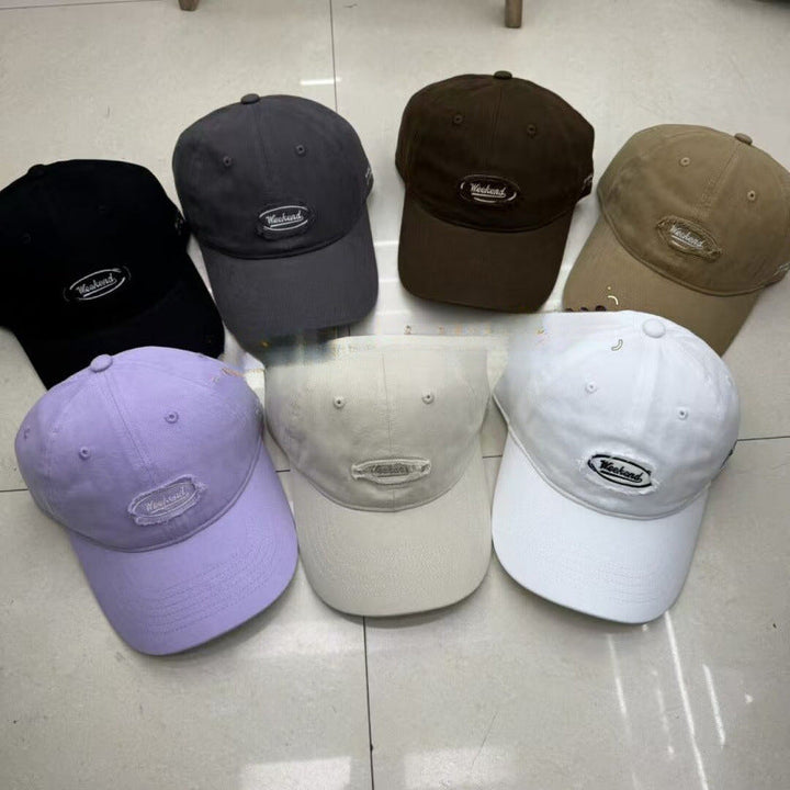 Men's Casual Distressed Embroidered Baseball Cap Kalsten