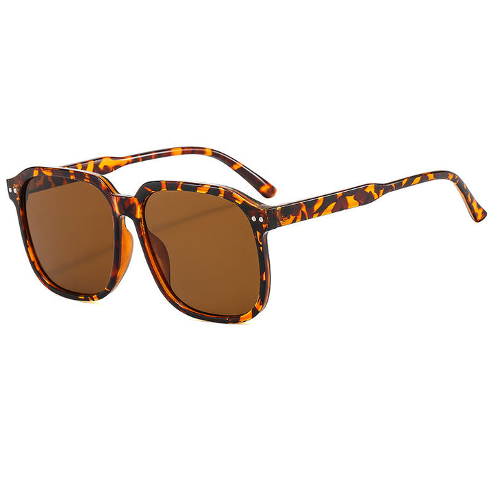Women's square sunglasses with modern plastic frame Kalsten