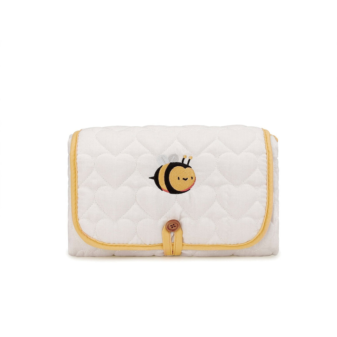 Changing mat with sweet bee motif Kalsten