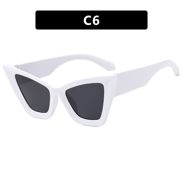 Women's Cat-Eye Sunglasses with Unique Wave Frame Kalsten
