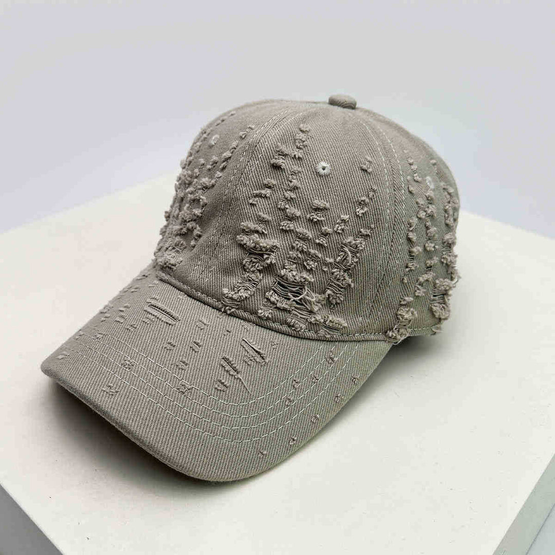 Women's Distressed Textured Baseball Cap Kalsten
