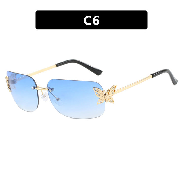 Ladies fashionable sunglasses with delicate butterfly design and protective lenses Kalsten