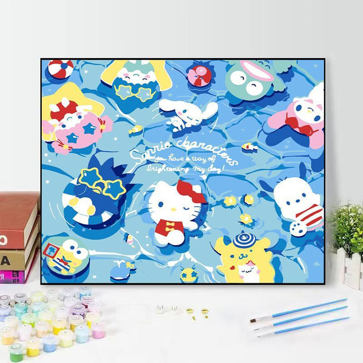 Cute Character Bath Time Wall Art Kalsten