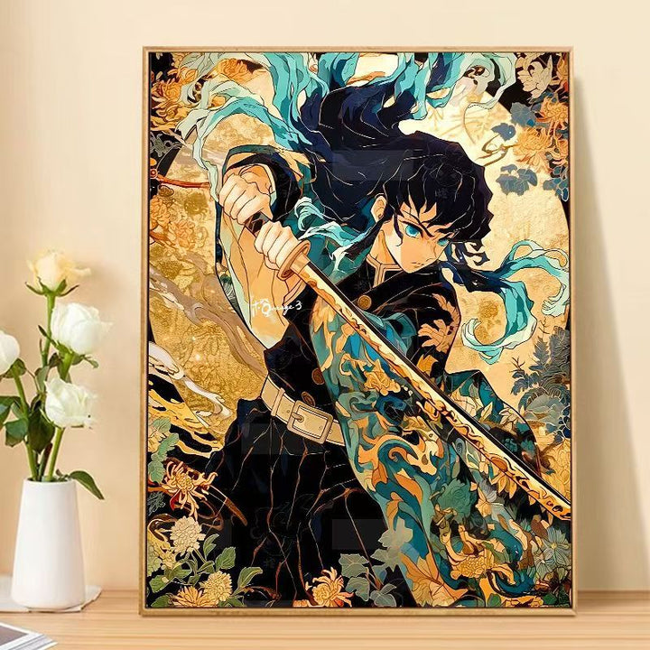 Fantasy Warrior Canvas Art Print Kalsten