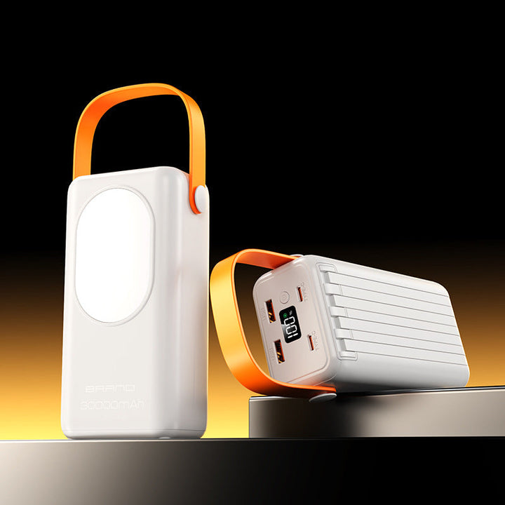 High-performance power bank with integrated LED light and digital display Kalsten