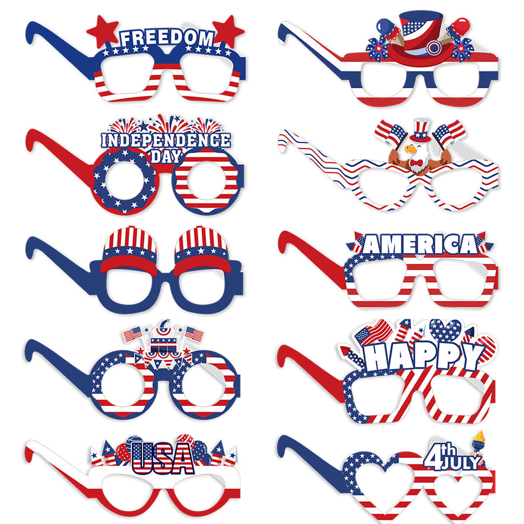 Ladies creative photo glasses collection for patriotic holidays Kalsten