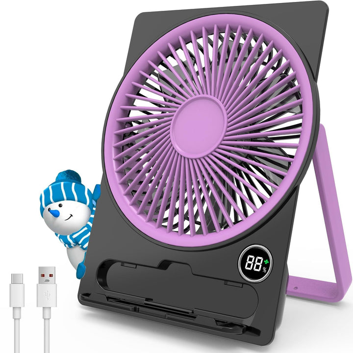 Unisex Portable USB Fan with Flexible Tilt Kalsten
