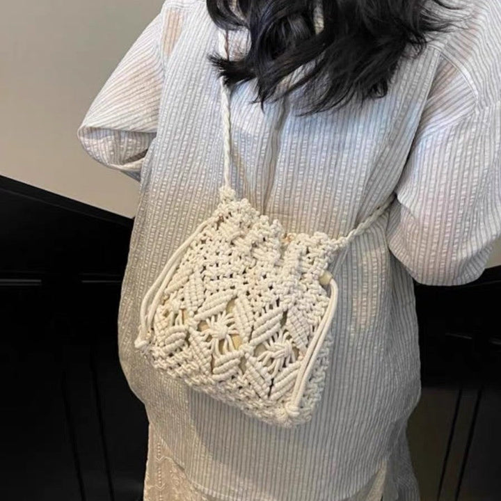 Macrame Crossbody Bag with Detail-Loving Pattern Kalsten