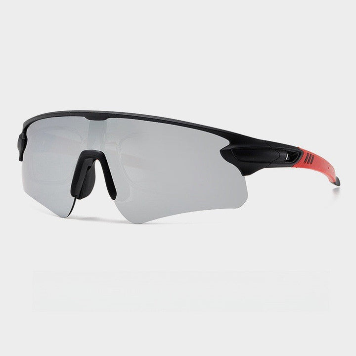 Unisex sporty high-performance sunglasses with aerodynamic design and adjustable nose pad Kalsten