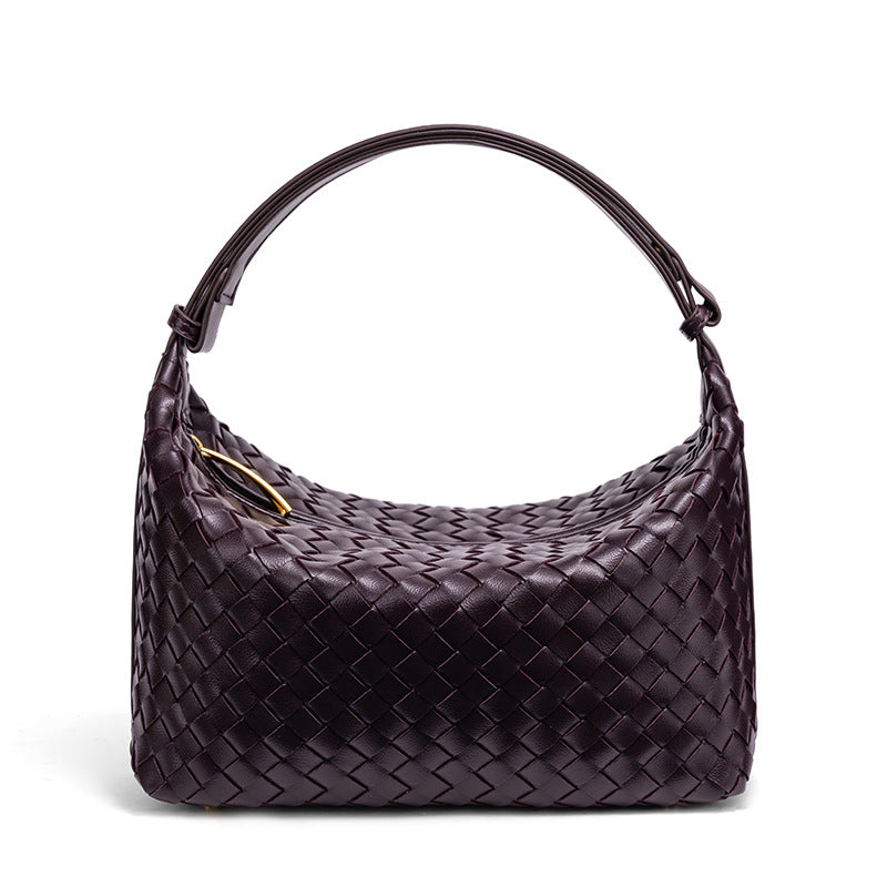 Woven Leather Handbag Acalora