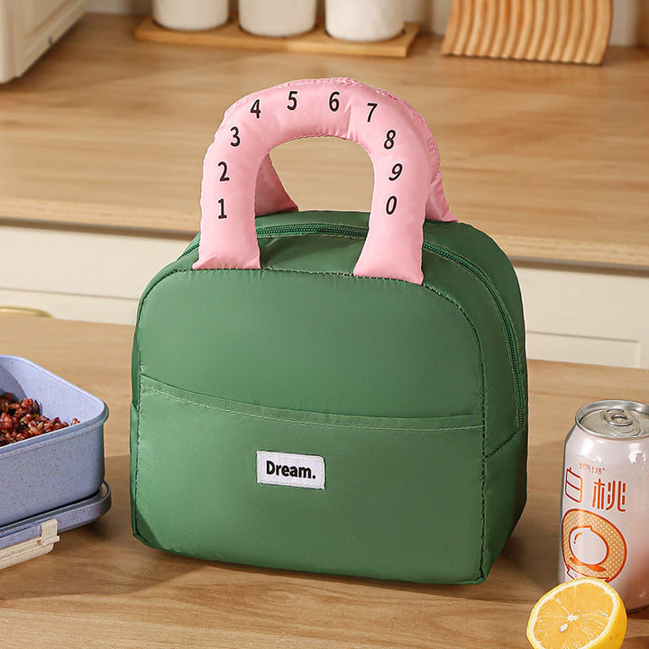 Insulated Lunch Bag with Colorful Handles Kalsten