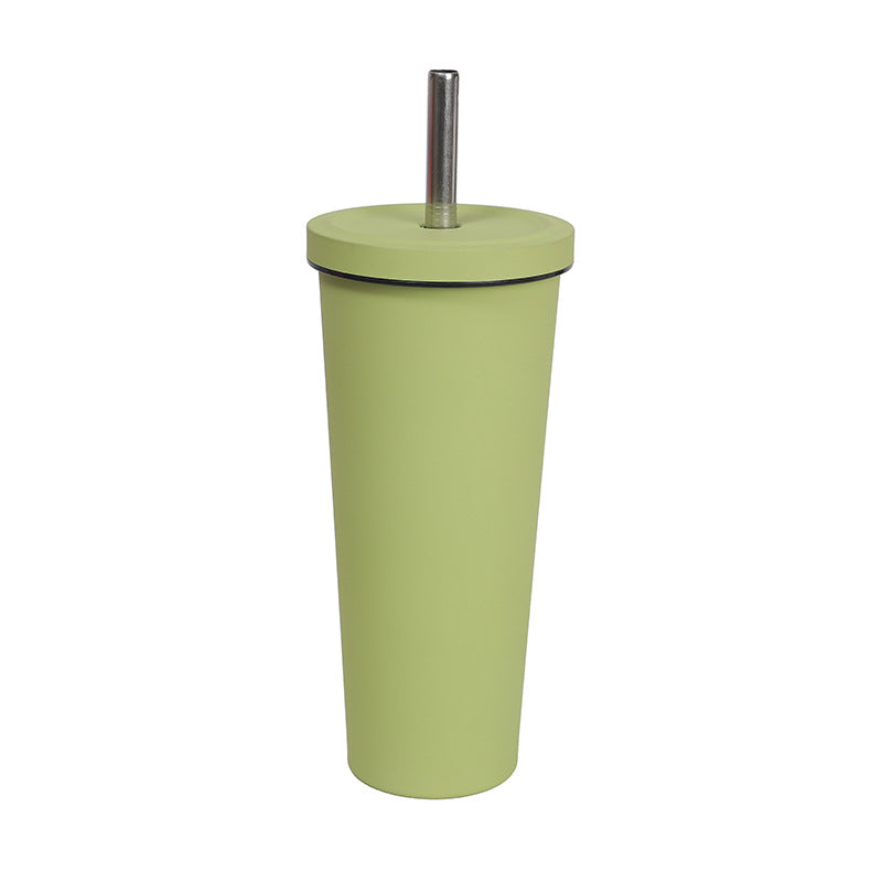 Unisex To-Go drinking mug with strong insulation and stainless steel straw Kalsten