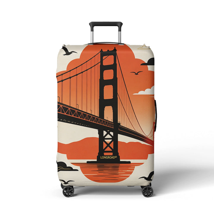 Women's suitcase cover in futuristic design Kalsten