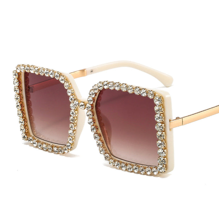 Ladies glamorous sunglasses with square frame Kalsten