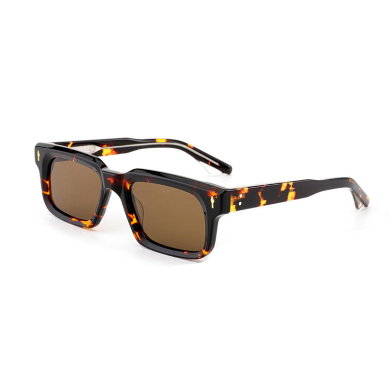 Ladies' fashionable sunglasses with clear frames and high-quality lenses Kalsten