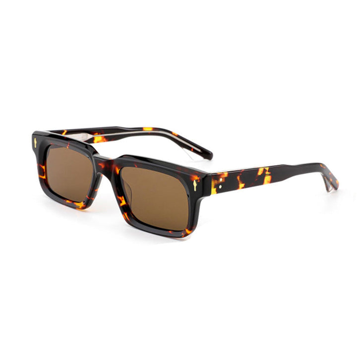Ladies' fashionable sunglasses with clear frames and high-quality lenses Kalsten