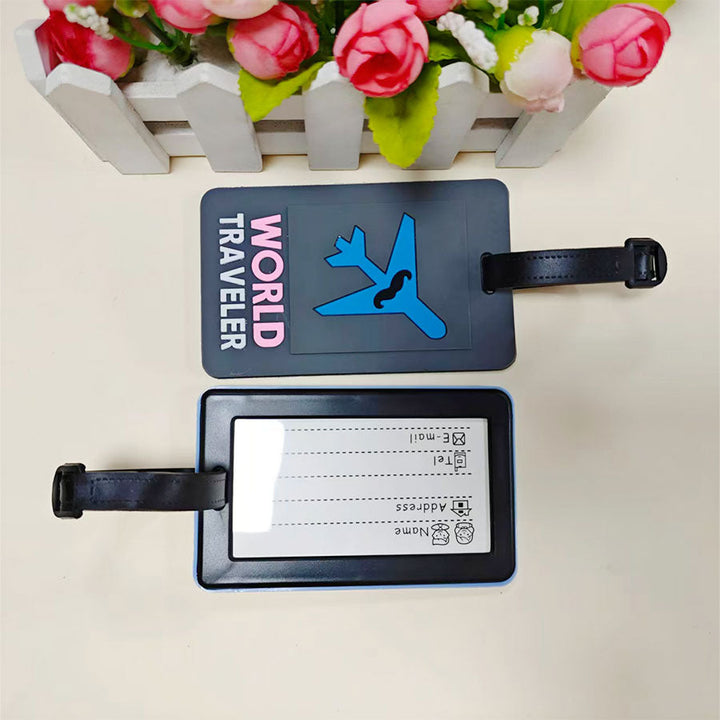 Unisex Luggage Tag with Unique Airplane Design Kalsten