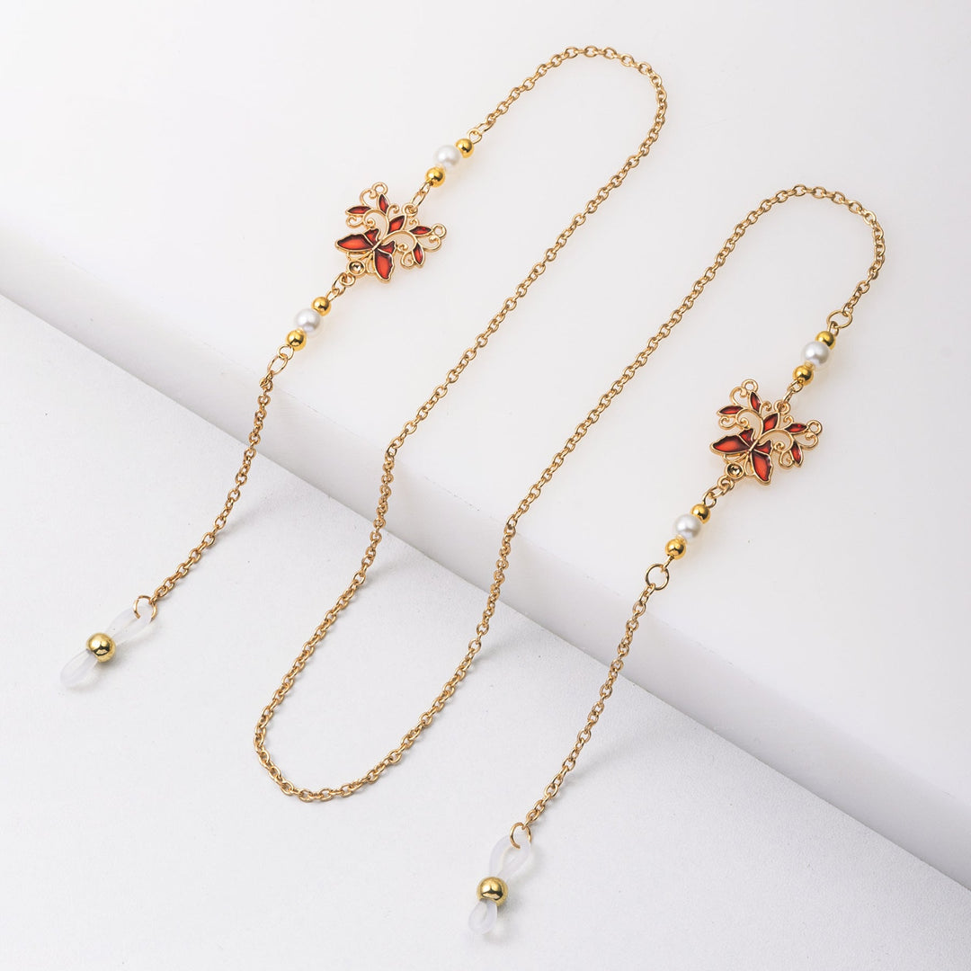 Elegant Floral Eyewear Chain Kalsten