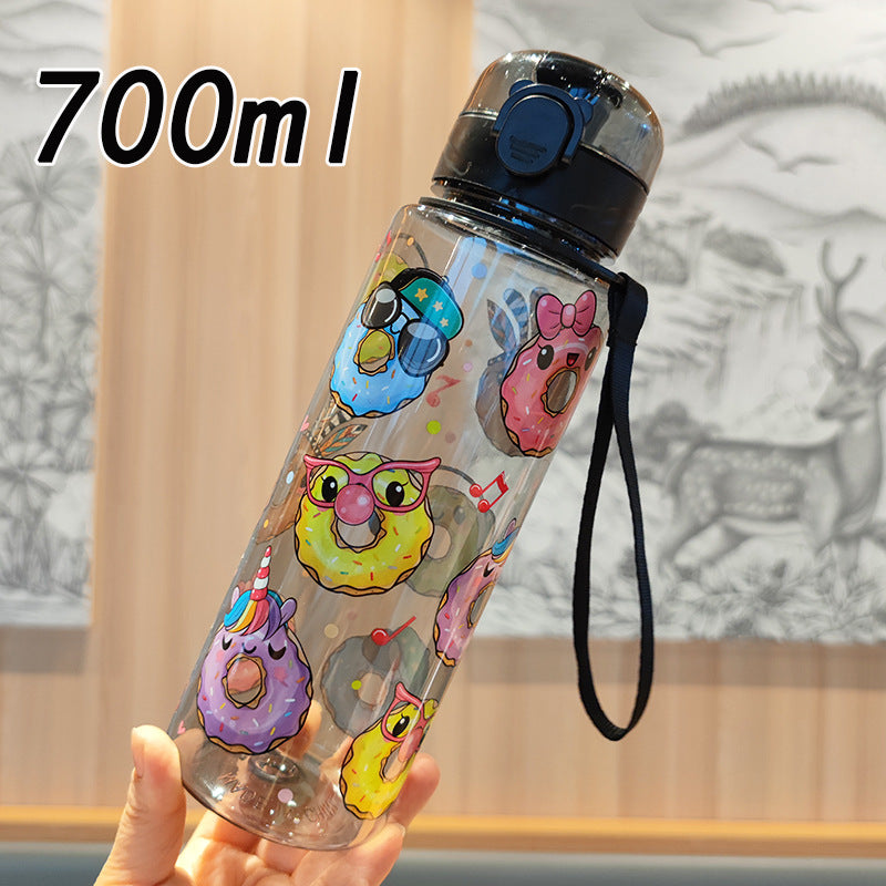 Ladies funny drinking bottle with motif print Kalsten