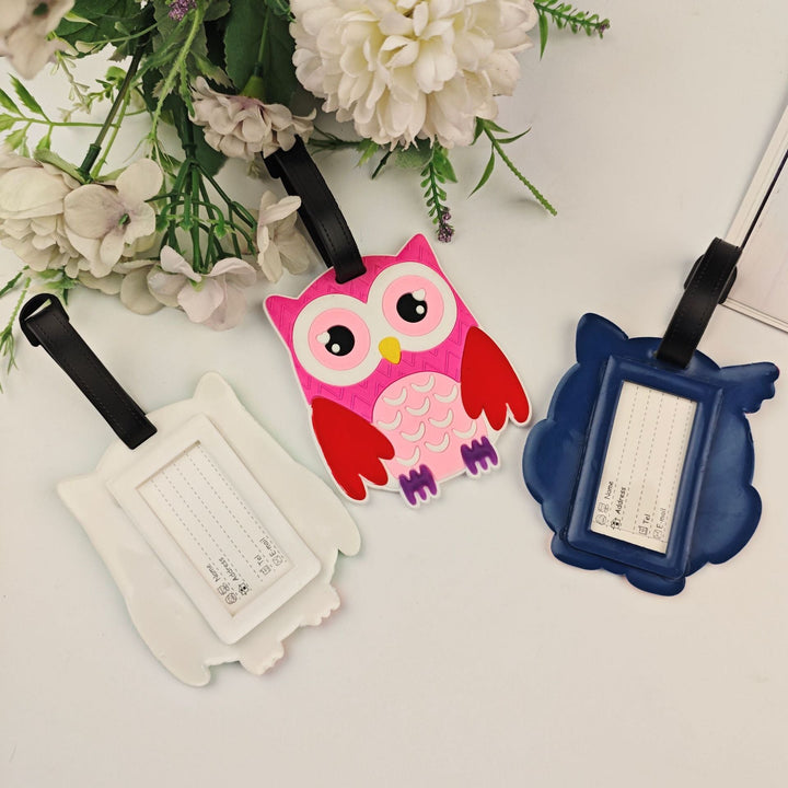 Unisex Playful Owl Luggage Tag Kalsten