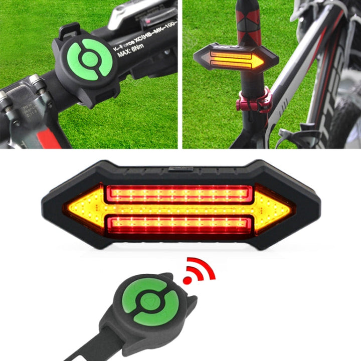 Kalsten | Bicycle Rear Light Intelligent Wireless Remote Control Flashing Light Warning Light