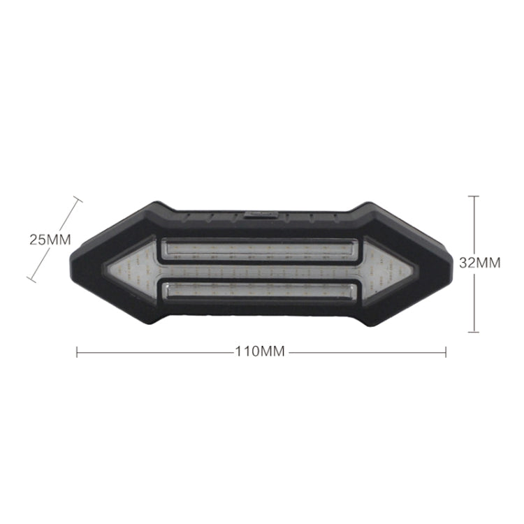 Kalsten | Bicycle Rear Light Intelligent Wireless Remote Control Flashing Light Warning Light