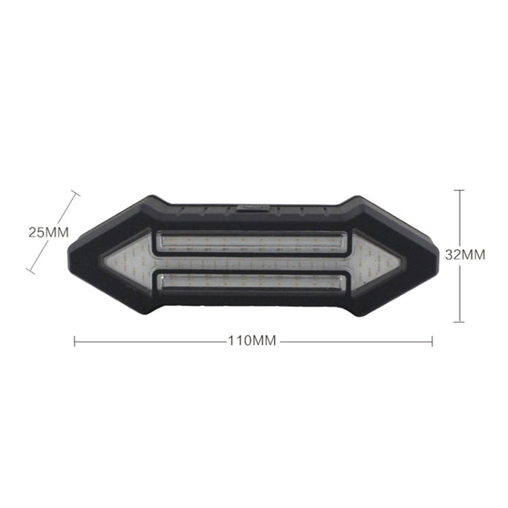 Kalsten | Bicycle Rear Light Intelligent Wireless Remote Control Flashing Light Warning Light