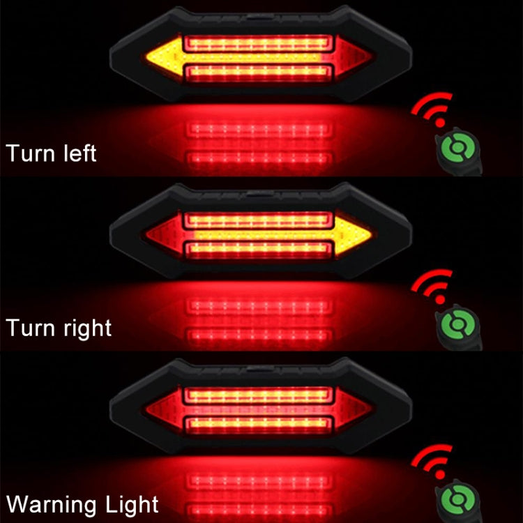 Kalsten | Bicycle Rear Light Intelligent Wireless Remote Control Flashing Light Warning Light