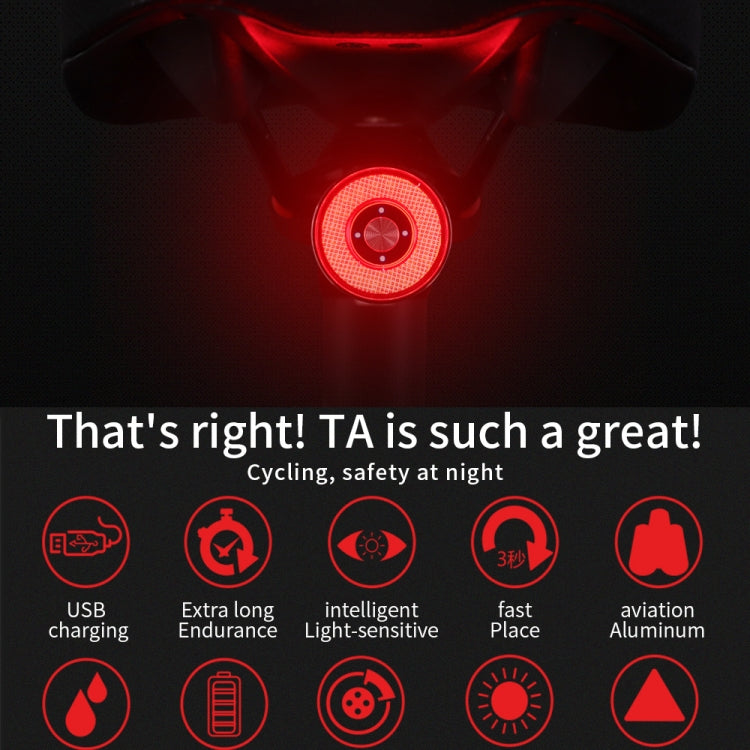 Brehn | Antusi Q5 Bicycle Rear Light Automatic Brake Induction Rear Lights