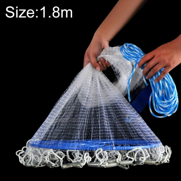 Kalsten | 360 Flying Disc Monofilament Fishing Net, Height: 1.8 m
