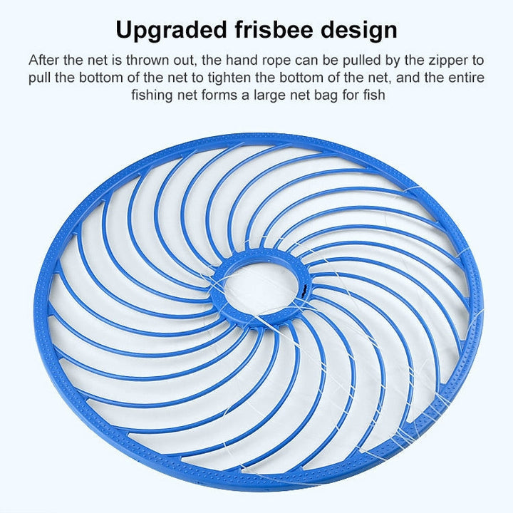 Kalsten | 360 Flying Disc Monofilament Fishing Net, Height: 1.8 m