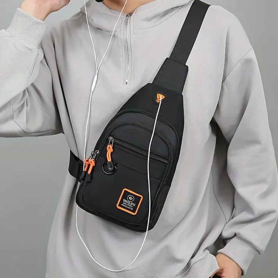 Skanto | UrbanTrail – Durable Men's Shoulder Bag | Waterproof Crossbody Travel & Everyday Bag