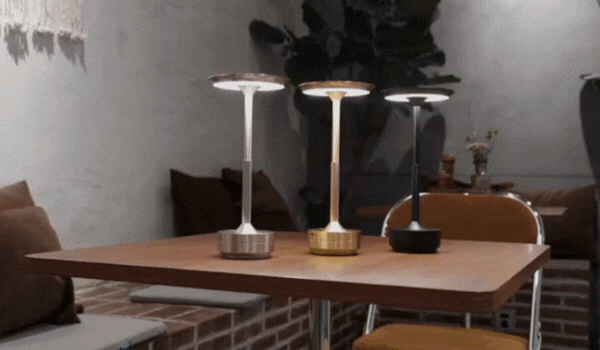 Elegant Wireless Table Lamp with Touch Control and Changeable Light Colors Kalsten