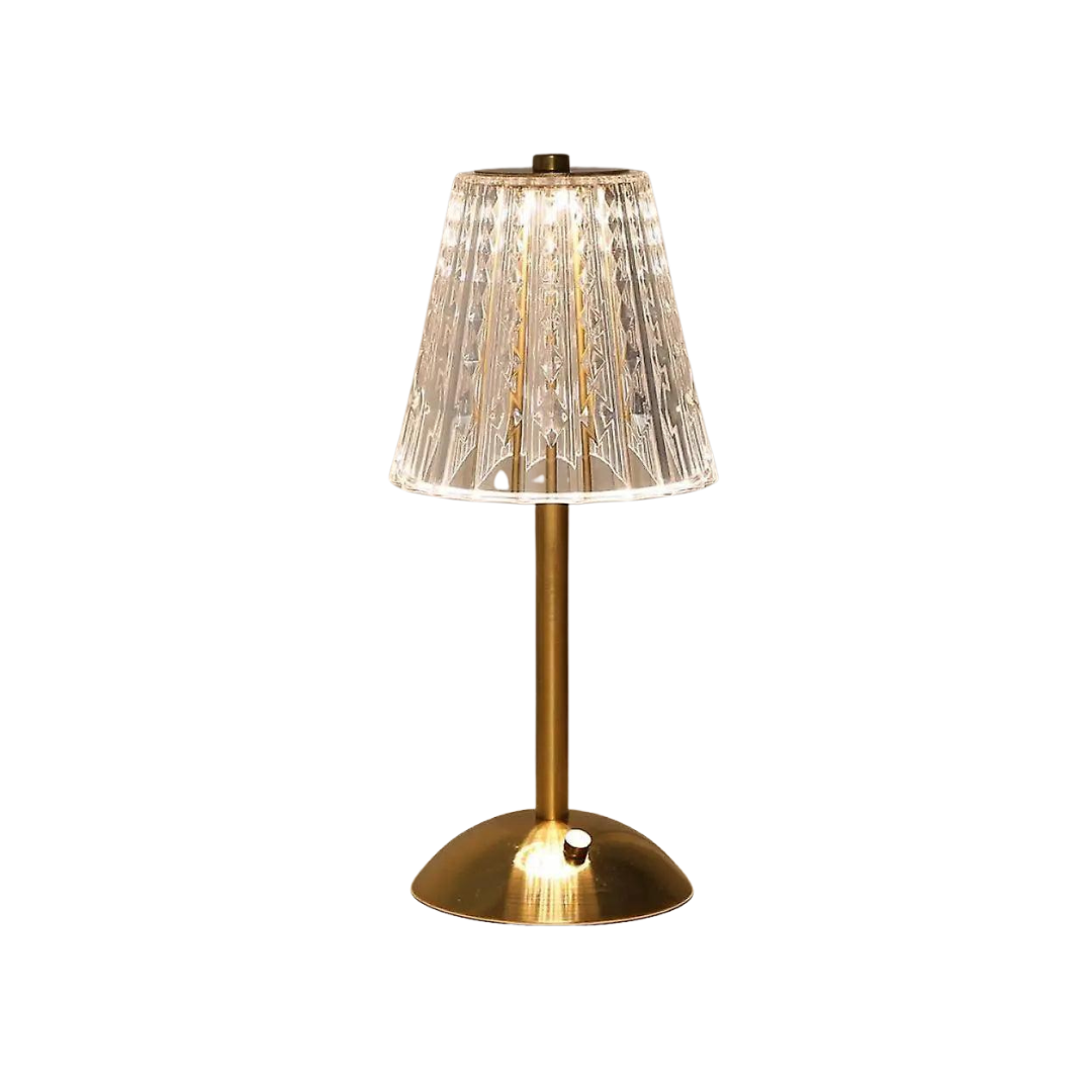 CrystalLuxe - Vintage Table Lamp with Elegant Shine | Kalsten