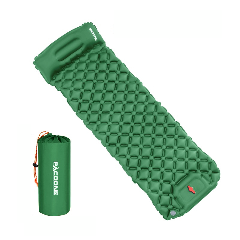 Compact sleeping mat with integrated pillow | Kalsten
