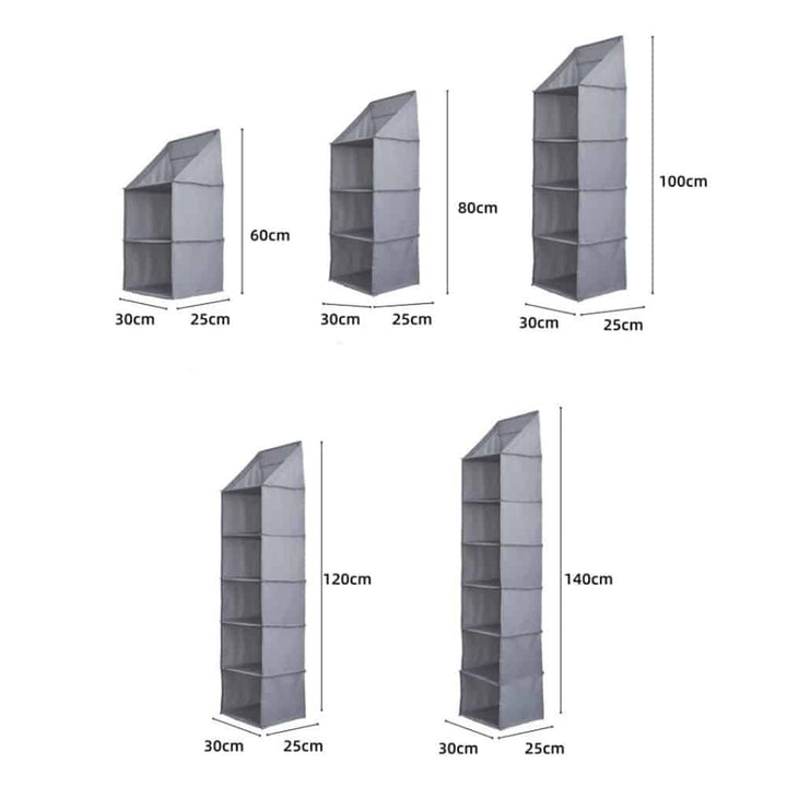 Hanging Fabric Storage 5 Pieces. | Kalsten