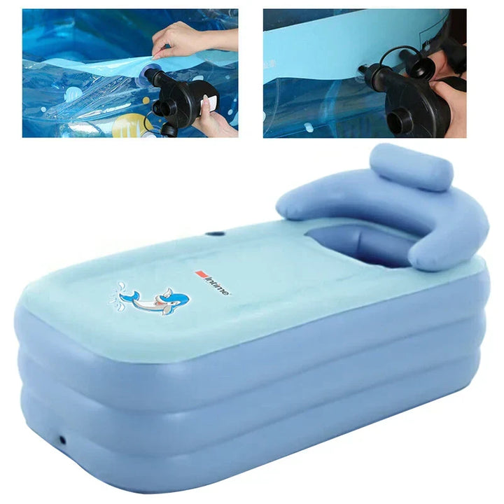 Inflatable Baby Bath with Cushion Support – Comfortable and Safe Pool for Babies | Kalsten