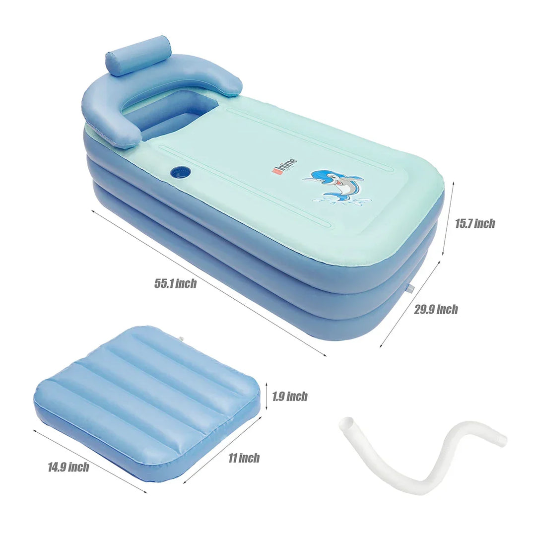 Inflatable Baby Bath with Cushion Support – Comfortable and Safe Pool for Babies | Kalsten