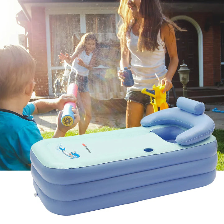 Inflatable Baby Bath with Cushion Support – Comfortable and Safe Pool for Babies | Kalsten